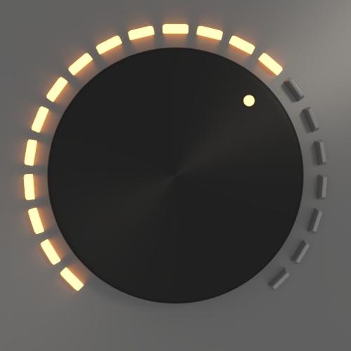 Knob with lighting leds (animatable) preview image